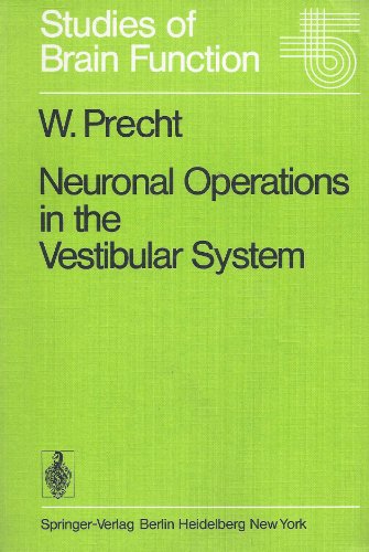 Neuronal Operations in the Vestibular System (Studies of Brain Function, Vol. 2) (9780387085494) by PRECHT, Wolfgang.