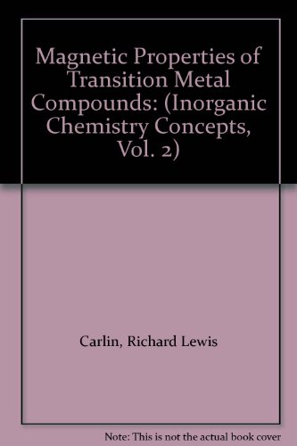 9780387085845: Magnetic Properties of Transition Metal Compounds