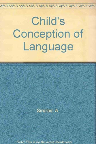 Stock image for The Child's Conception of Language for sale by Better World Books