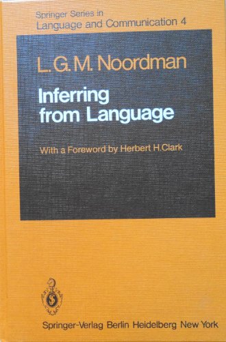 9780387093864: Inferring from Language
