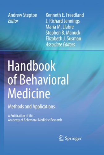 Imagen de archivo de Handbook of Behavioral Medicine : Methods and Applications a la venta por Buchpark