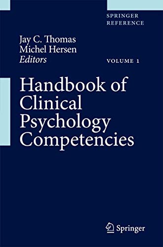 Beispielbild fr Handbook of Clinical Psychology Competencies zum Verkauf von Buchpark