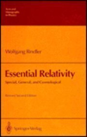 Beispielbild fr Essential Relativity: Special, General and Cosmological zum Verkauf von Anybook.com