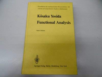 9780387102108: Functional Analysis (Grundlehren Der Mathematischen Wissenschaften)