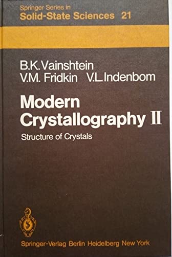 Imagen de archivo de Modern Crystallography II: Structure of Crystals a la venta por HPB-Red