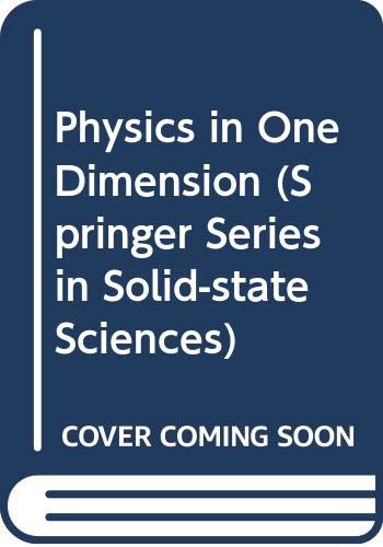 9780387105864: Physics in One Dimension: 023