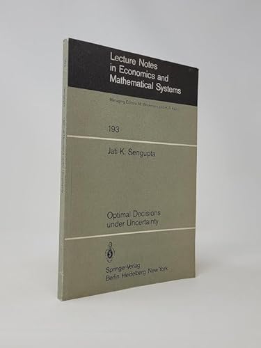 9780387108698: Optimal Decisions under Uncertainty