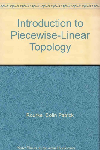Stock image for Introduction to Piecewise-Linear Topology (Ergebnisse der Mathematik und Ihrer Grenzgebiete Band 69) for sale by Grey Matter Books