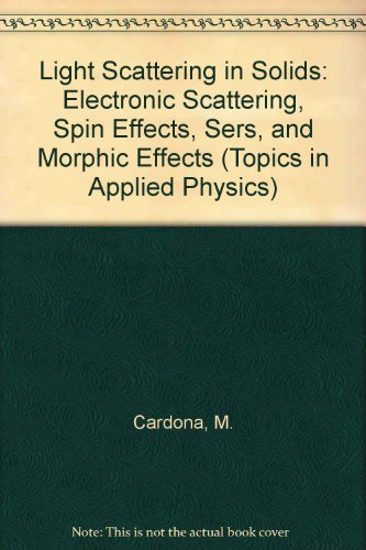 Light Scattering in Solids IV : Electronic Scattering, Spin Effects, SERS, and Morphic Effects.