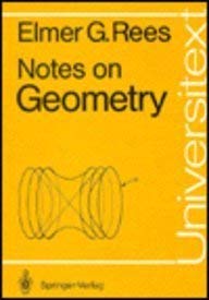 Beispielbild fr Notes on Geometry (Universitext) zum Verkauf von HPB-Red