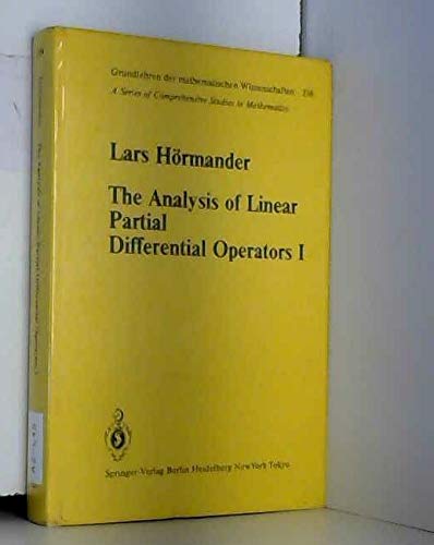 Imagen de archivo de The Analysis of Linear Partial Differential Operators 1: Distribution Theory and Fourier Analysis (Volume 256) a la venta por Anybook.com