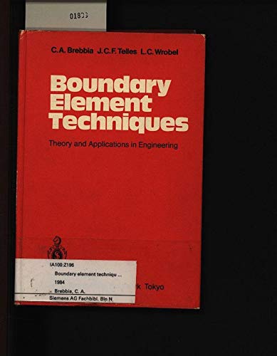 9780387124841: Boundary element techniques: Theory and applications in engineering