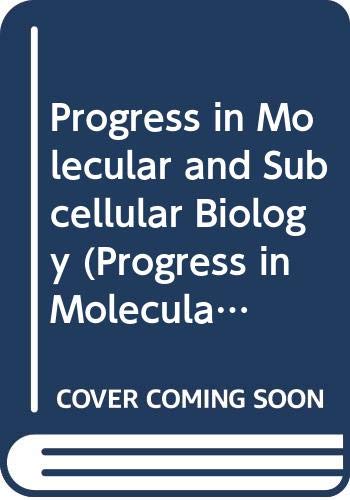 Stock image for Progress in Molecular and Subcellular Biology 8 for sale by BookDepart