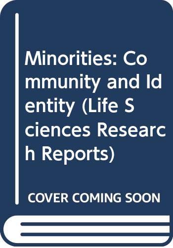 Stock image for Minorities: Community and Identity for sale by RPL Library Store