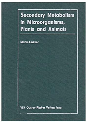 Imagen de archivo de Secondary Metabolism in Microorganisms, Plants, and Animals a la venta por Row By Row Bookshop