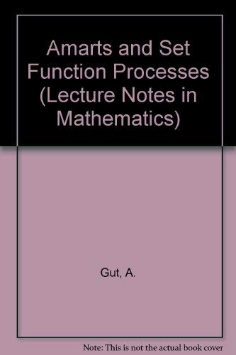 Stock image for Amarts and Set Function Processes (Lecture Notes in Mathematics) for sale by Phatpocket Limited