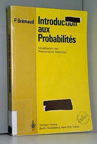 Beispielbild fr Introduction aux probabilits - Modlisation des phnomnes alatoires zum Verkauf von Ammareal