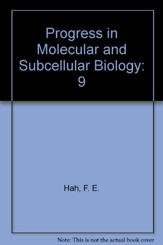 Imagen de archivo de Progress in Molecular and Subcellular Biology : Volume 9 a la venta por Plum Books