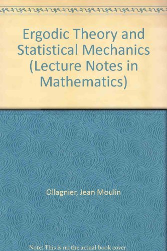9780387151922: Ergodic Theory and Statistical Mechanics
