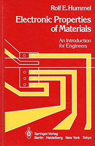 9780387156316: Electronic Properties of Materials: An Introduction for Engineers