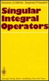 9780387159676: Singular Integral Operators