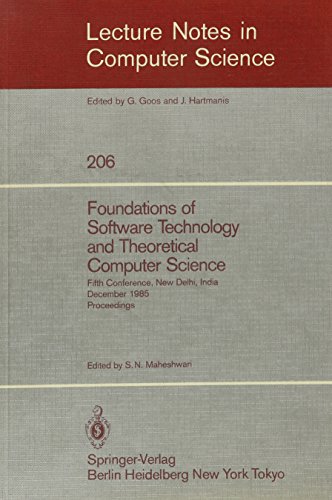 Foundations of Software Technology and Theoretical Computer Science - Maheshwari, S.N.