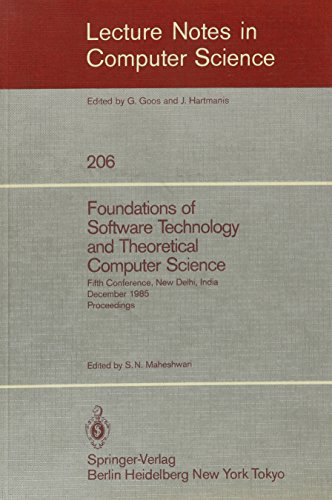 Foundations of Software Technology and Theoretical Computer Science - Maheshwari, S. N.