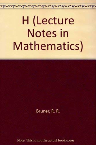 H Ring Spectra and their Applications; Lecture Notes in Mathematics, 1176