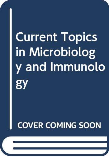 Stock image for Current Topics in Microbiology and Immunology Clarke, A. for sale by CONTINENTAL MEDIA & BEYOND