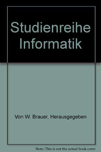 Studienreihe Informatik (9780387166223) by Von W. Brauer, Herausgegeben; Goos, G.