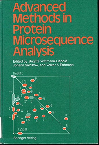 9780387169972: Advanced Methods in Protein Microsequence Analysis