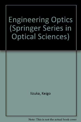 Stock image for Engineering Optics (Springer Series in Optical Sciences) for sale by HPB-Red