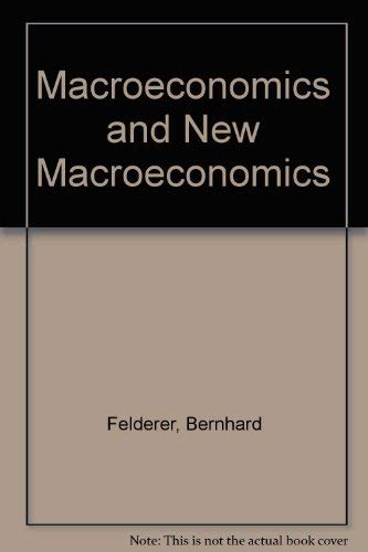 Beispielbild fr Macroeconomics and New Macroeconomics zum Verkauf von Wonder Book
