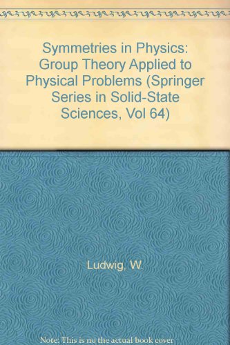 Symmetries in Physics Group Theory Applied to Physical Problems