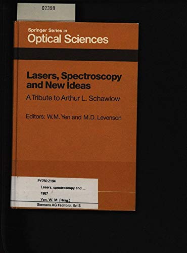 Imagen de archivo de Lasers, Spectroscopy, and New Ideas a la venta por Better World Books Ltd