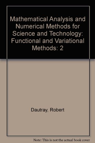 Imagen de archivo de Mathematical Analysis and Numerical Methods for Science and Technology: Volume 2: Functional and Variational Methods a la venta por ThriftBooks-Atlanta