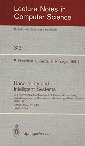 Stock image for Uncertainty and Intelligent Systems (Lecture Notes in Computer Science) for sale by HPB-Red