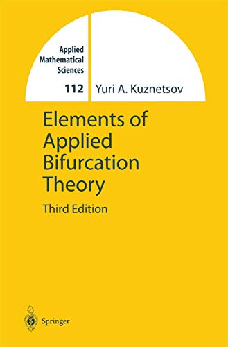 Imagen de archivo de Elements of Applied Bifurcation Theory (Applied Mathematical Sciences, 112) a la venta por HPB-Red