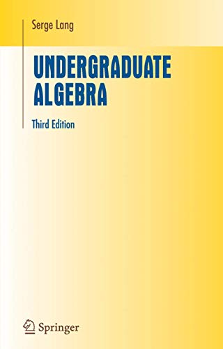 Stock image for Undergraduate Algebra for sale by ThriftBooks-Dallas