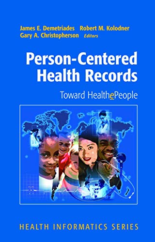 Imagen de archivo de Person-Centered Health Records: Toward HealthePeople (Health Informatics) a la venta por HPB-Red