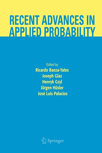 Beispielbild fr Recent Advances in Applied Probability zum Verkauf von ThriftBooks-Atlanta