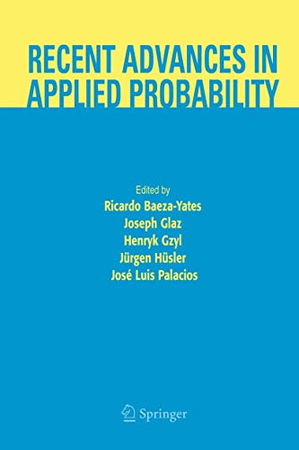 Imagen de archivo de Recent Advances in Applied Probability a la venta por ThriftBooks-Atlanta