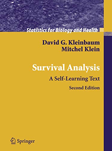 Beispielbild fr Survival Analysis: A Self-Learning Text (Statistics for Biology and Health) zum Verkauf von Wonder Book