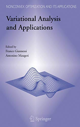 Stock image for Variational Analysis and Applications. for sale by Gast & Hoyer GmbH
