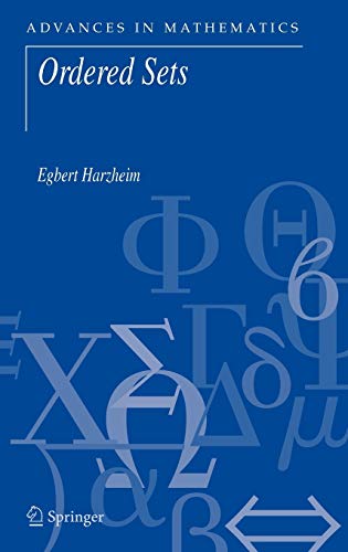 Ordered Sets (Hardback) - Egbert Harzheim