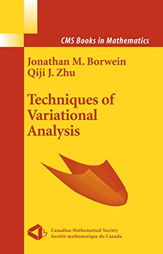 Stock image for Techniques Of Variational Analysis (Hb) for sale by Romtrade Corp.