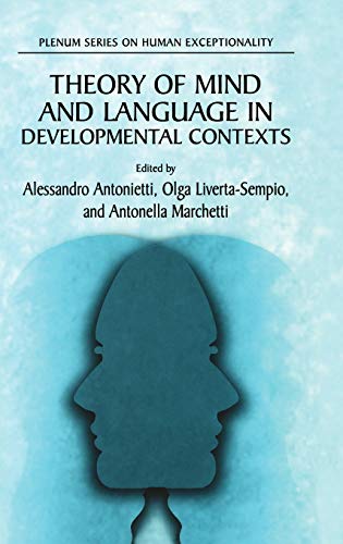 Imagen de archivo de Theory of Mind and Language in Developmental Contexts a la venta por Better World Books: West