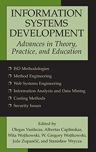 Imagen de archivo de Information Systems Development: Advances in Theory, Practice, and Education a la venta por ThriftBooks-Dallas
