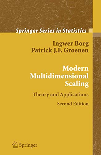 9780387251509: Modern Multidimensional Scaling: Theory And Applications