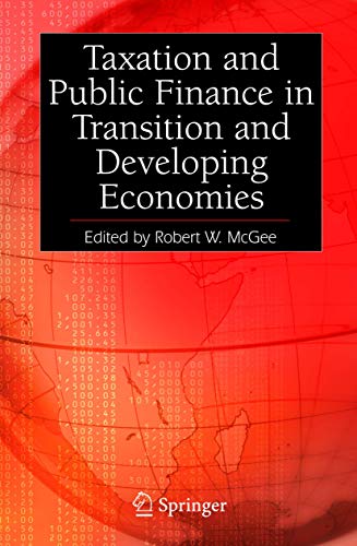 Stock image for Taxation and Public Finance in Transition and Developing Economies for sale by Books Puddle